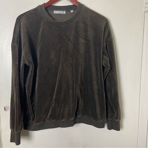 Vince velour top size small